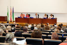 Clausura de la XIX edición del Curso Aula de Mayores de la Universidad de Málaga. Paraninfo. Junio de 2014