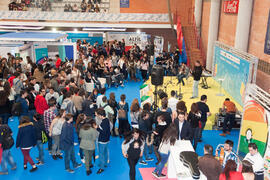 Jornadas de Puertas Abiertas de la Universidad de Málaga. Complejo Polideportivo Universitario. Abril de 2014