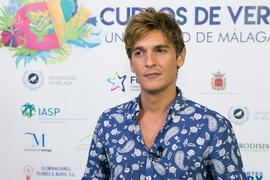 Xavi Martínez. Curso "Periodismo y comunicación". Cursos de Verano de la Universidad de Málaga. Ronda. Julio de 2018