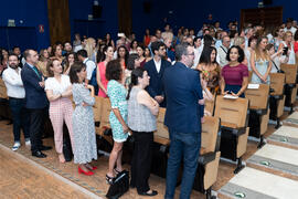 Asistentes. Graduación de Másters de la Facultad de Ciencias Económicas y Empresariales de la Universidad de Málaga. Paraninfo. Junio de 2019