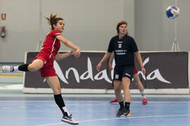 Partido Universidad de Primorska - Universidad de Akdeniz. Categoría femenina. Campeonato Europeo Universitario de Balonmano. Antequera. Julio de 2017