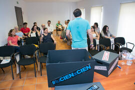 Taller transversal "Descubre #tuCIENxCIEN". Cursos de Verano de la Universidad de Málaga. Ronda. Julio de 2018