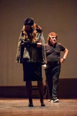 Susanna Pauw. Ensayos para la Gala Inaugural de la XXIV edición de Fancine de la Universidad de Málaga. Teatro Cervantes. Noviembre de 2014