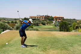 Jugador de la Universidad Toulouse Capitole. Campeonato Europeo de Golf Universitario. Antequera. Junio de 2019