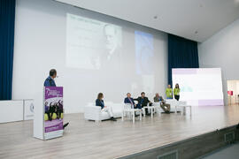 Antonio Jesús Casimiro. Panel de expertos. 7º Congreso Internacional de Actividad Física Deportiva para Mayores. Escuela Técnica Superior de Ingeniería de Telecomunicaciones y de Informática. Noviembre de 2017