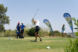 Jugada en el Campeonato Europeo de Golf Universitario. Antequera. Junio de 2019