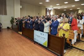 Asistentes a la celebración del 50 Aniversario de la Facultad de Medicina de la Universidad de Málaga. Facultad de Medicina. Octubre de 2022