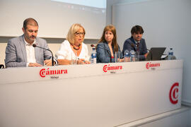 Intervención de Adelaida de la Calle en la mesa redonda "Economía Circular en la Industria". Curso "Principios de la Economía Circular". Cursos de Verano de la Universidad de Málaga. Málaga. Julio de 2018