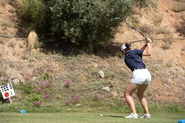 Jugadora de la Universidad de Málaga. Campeonato Europeo de Golf Universitario. Antequera. Junio de 2019