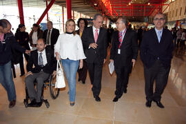 Llegada de Autoridades al Acto de Inauguración. 3º Congreso Internacional de Actividad Físico-Deportiva para Mayores de la Universidad de Málaga. Palacio de Ferias y Congresos de Málaga. Marzo de 2009