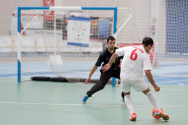 Partido Portugal contra Irán. 14º Campeonato del Mundo Universitario de Fútbol Sala 2014 (FUTSAL). Antequera. Julio de 2014