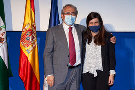 Toma de posesión de Cristina Milagrosa Castillo Rodríguez como nueva profesora titular del Área de Didáctica de la Lengua y la Literatura (Inglés) de la Universidad de Málaga. Paraninfo. Diciembre de 2021
