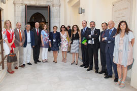 Recepción de autoridades. Olimpiada Española de Economía, Fase Nacional. Sala Unicaja de Conciertos María Cristina. Málaga. Junio de 2015