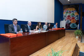 Mesa presidencial. Graduación de Másters de la Facultad de Ciencias Económicas y Empresariales de la Universidad de Málaga. Paraninfo. Junio de 2019