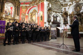 Concierto de Navidad de la Coral Sancti Petri homenaje a la Facultad de Económicas. Iglesia de los Mártires. Diciembre de 2015