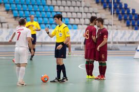 Partido Portugal contra Irán. 14º Campeonato del Mundo Universitario de Fútbol Sala 2014 (FUTSAL). Antequera. Julio de 2014
