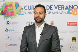 Antonio Esteva. Curso "Información y Comunicación". Cursos de Verano de la Universidad de Málaga. Ronda. Julio de 2018