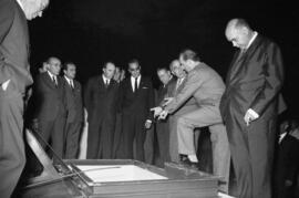 Bendición de la estación de la depuradora de agua. Torremolinos. Málaga. Octubre de 1963