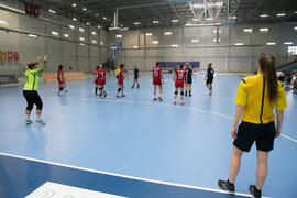 Partido Universidad de Primorska - Universidad de Akdeniz. Categoría femenina. Campeonato Europeo Universitario de Balonmano. Antequera. Julio de 2017