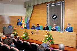 Investidura como Doctor "Honoris Causa" de D. Antonio García-Bellido por la Facultad de Ciencias de la Universidad de Málaga. Rectorado. Marzo de 2015