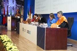 Discurso de investidura de Andrea Goldsmith como doctora "Honoris Causa" por la Escuela Técnica Superior de Ingeniería de Telecomunicación de la Universidad de Málaga. Paraninfo. Octubre de 2024
