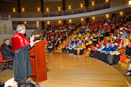 Investidura como Doctor "Honoris Causa" de D. Juan Antonio Carrillo Salcedo por la Universidad de Málaga. Salón de Actos de la Facultad de Derecho. Octubre de 2007