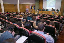 Mesa 2: "La perspectiva de la Unión Europea". Jornada "Brexit y Gibraltar. Un reto con oportunidades conjuntas". Edificio del Rectorado. Febrero de 2017