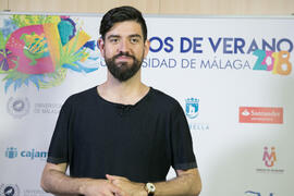 Manu Sánchez. Curso "El humor en las artes escénicas". Cursos de Verano de la Universidad de Málaga. Marbella. Julio de 2018