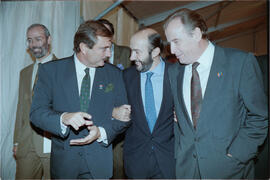Inauguración del Salón Internacional del Estudiante. Granada. Octubre de 1992