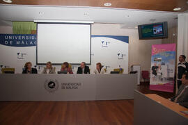 Inauguración del 3º Congreso de Actividad Físico Deportiva para Mayores de la Universidad de Málaga. Rectorado. Febrero de 2009