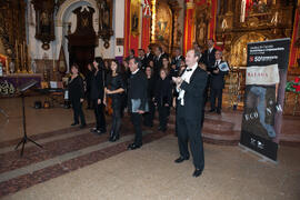 Concierto de Navidad de la Coral Sancti Petri homenaje a la Facultad de Económicas. Iglesia de los Mártires. Diciembre de 2015