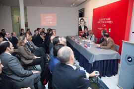 Presentación "Becas Santanter CRUE CEPYME: Prácticas Profesionales en Empresa". Rectorado. Noviembre de 2012