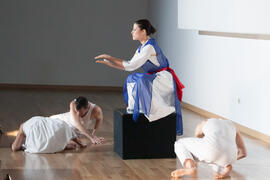 Representación de la obra "La Gaviota" de la compañía Mu Teatro. Paraninfo. Octubre de 2015