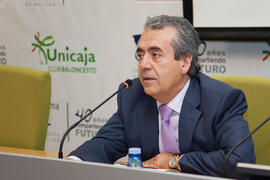 Presentación del evento deportivo UMA y Unicaja "Ser único, formamos equipo". Rectorado. Septiembre de 2013
