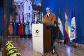 Discurso de Juan Manuel Romero. Investidura de Andrea Goldsmith como doctora "Honoris Causa" por la Escuela Técnica Superior de Ingeniería de Telecomunicación de la Universidad de Málaga. Paraninfo. Octubre de 2024