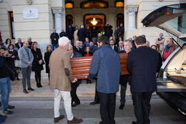 Capilla Ardiente a Eugenio Chicano. Ayuntamiento de Málaga. Noviembre de 2019