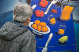 Inauguración de la exposición "Inventario", de Buly. Centro de Arte Contemporáneo Francisco Hernández, Vélez-Málaga. Diciembre de 2018