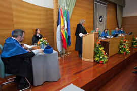 Investidura como Doctor "Honoris Causa" de D. Antonio García-Bellido por la Facultad de Ciencias de la Universidad de Málaga. Rectorado. Marzo de 2015