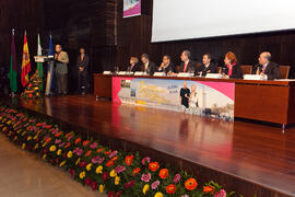 Intervención de Antonio Merino. Acto de Inauguración del 3º Congreso Internacional de Actividad Físico-Deportiva para Mayores de la Universidad de Málaga. Palacio de Ferias y Congresos de Málaga. Marzo de 2009