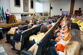 Apertura del Curso Académico 2015/2016 de la Universidad de Málaga. Paraninfo. Septiembre de 2015
