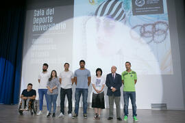 Homenaje a los medallistas de los Campeonatos de España Universitarios. Gala del Deporte Universitario 2018. Escuela Técnica Superior de Ingeniería de Telecomunicaciones. Junio de 2018