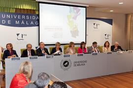 Presentación de los cursos de verano de la Universidad de Málaga. Rectorado. Mayo de 2014