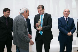 Entrega del premio CIMA 2017 a Francisco Contreras, "Súper Paco". Inauguración del 7º Congreso Internacional de Actividad Física Deportiva para Mayores. Escuela Técnica Superior de Ingeniería de Telecomunicaciones y de Informática. Noviembre de 2017