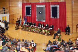 Imposición de la Medalla de Oro de la Universidad de Málaga a D. Ángel Gabilondo Pujol. Facultad de Derecho. Junio de 2011