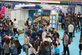 Jornada de Puertas Abiertas de la Universidad de Málaga. Complejo Polideportivo Universitario. Marzo de 2022