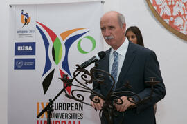 Discurso de Kemal Tamer en la cena de gala con motivo del Campeonato Europeo Universitario de Balonmano. Antequera. Julio de 2017