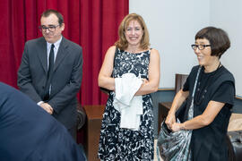 Recibimiento de autoridades y firma. Apertura del Curso Académico 2019-2020 de la Escuela Técnica Superior de Arquitectura de la Universidad de Málaga. Teatro Cervantes. Octubre de 2019