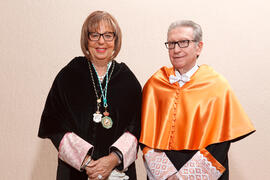Retrato previo a la investidura como Doctor "Honoris Causa" de D. Jaime Gil Aluja por la Facultad de Económicas de la Universidad de Málaga. Paraninfo. Noviembre de 2014