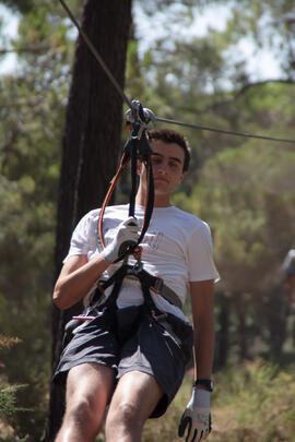 Actividad en Aventura Amazonia Marbella. Olimpiada Española de Economía, Fase Nacional. Marbella. Junio de 2015