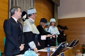 Investidura como Doctor "Honoris Causa" de D. Antonio Bonet Correa por la Universidad de Málaga. Rectorado. Febrero de 2014